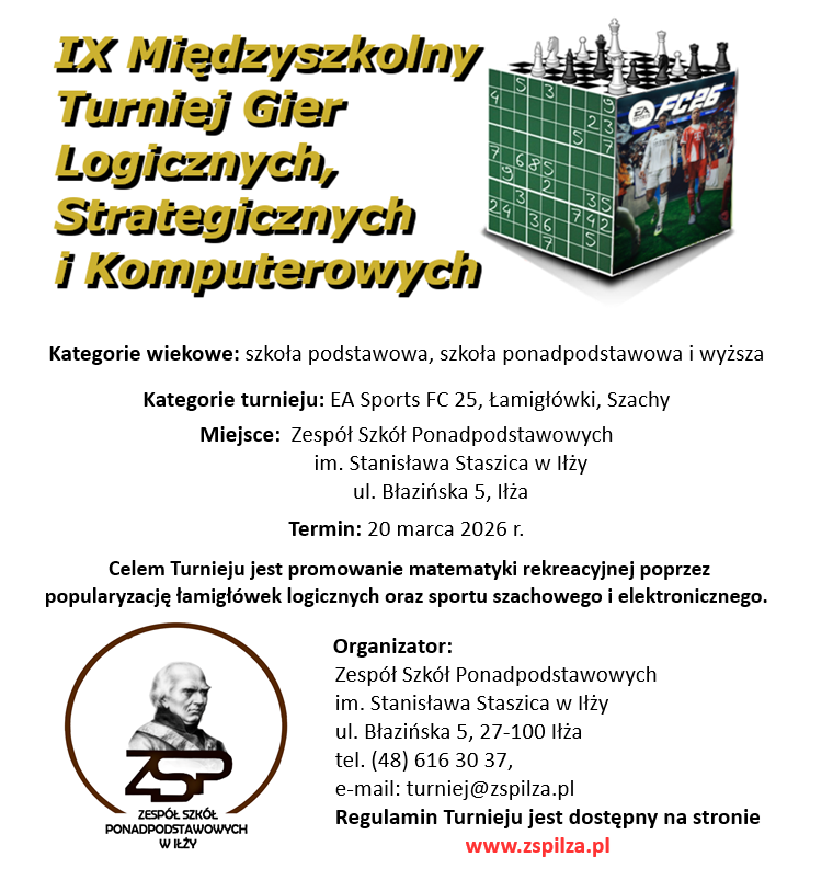 IX Turniej Gier Logicznych, Strategicznych i Komputerowych 